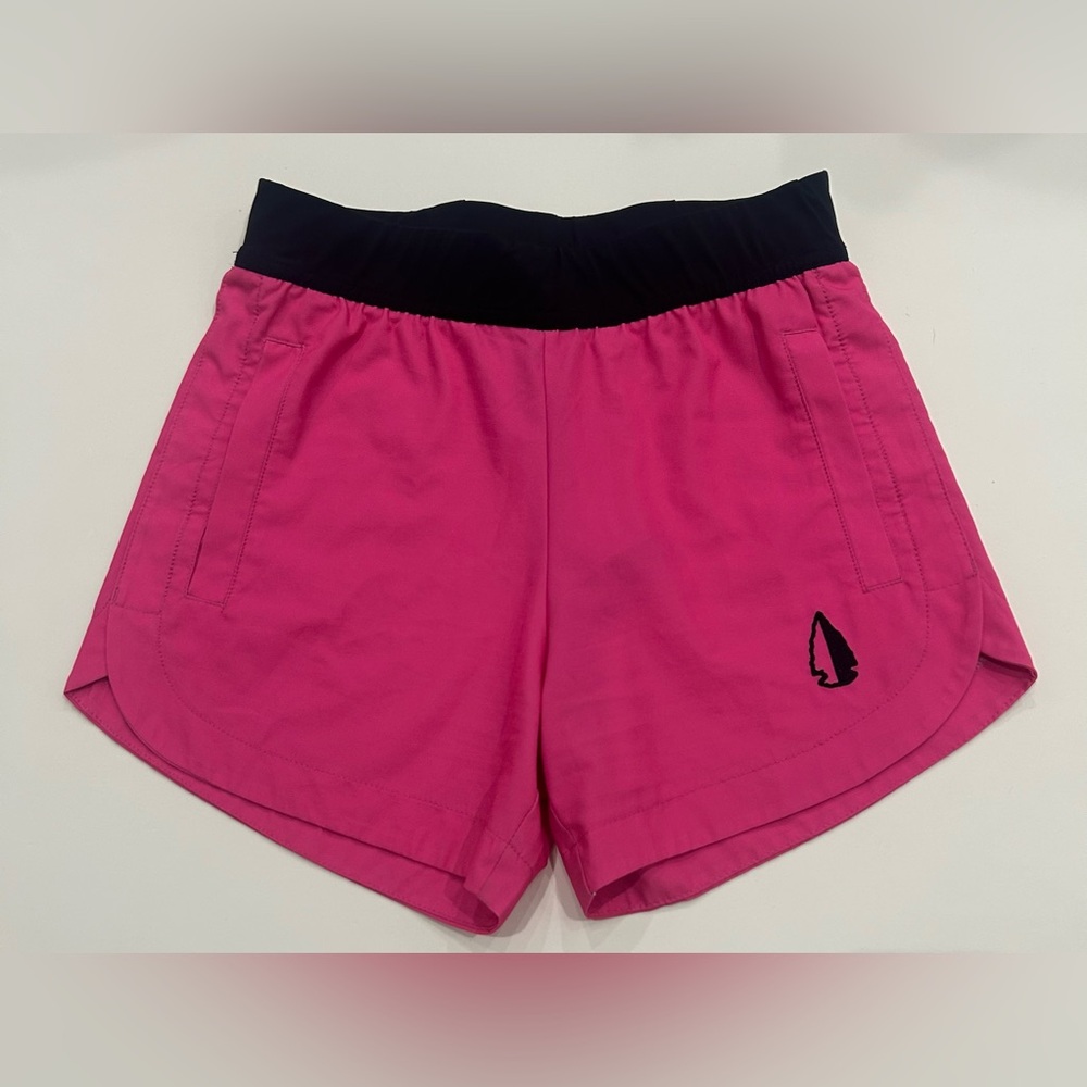 Tachuntfish Hot Pink Athletic Shorts